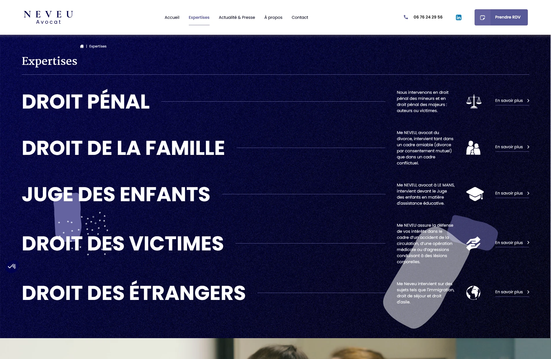 Capture d'écran Neveu avocat 2